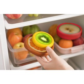 food containers Silicone Food Savers Anti-oxidation sealed food storage box, avocado preservation refrigerator storage box, BPA-free, reusable