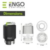 ENGO E30NC-230 UFH Thermal Actuator 230V M30x1.5 Normally Closed Underfloor