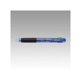 Tombow Pencil 4 Color Ballpoint Pen Reporter 4 Transparent Blue BC-FRC40 Set of 5