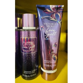 Victoria's Secret Love Spell Candied Victoria’s Secret Fine Fragrance Mist & Lotion 250ml 2pc