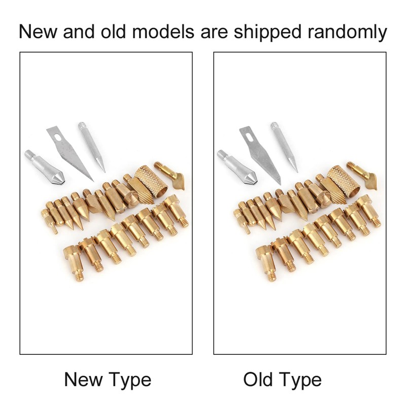 Wood Burning Tips, 23Pcs Craft Wood Burning Pen Tips, Soldering