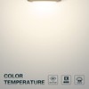 TOPELER 12Pack Bronze Surface Mount LED Ceiling Light, 6 Inch