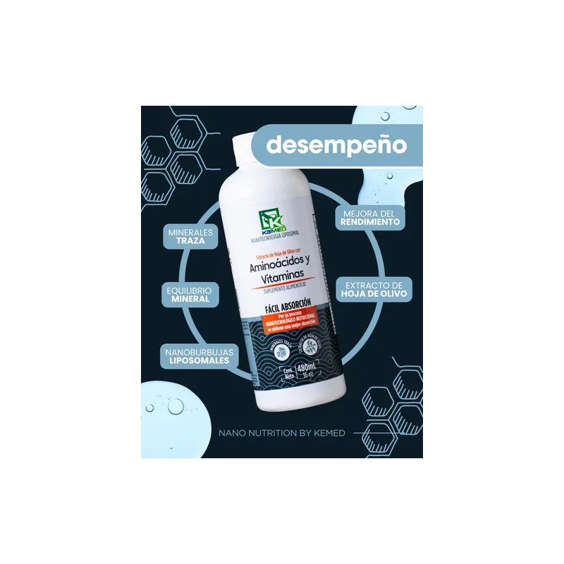 Aminoácidos Y Vitaminas Nano Nutrition Liposomal 480 Ml