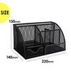 NYANDELMO Stationery Storage Desk Organizer Pen Holder Desktop Storage Multifunctional