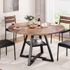 Jocoevol Round Dining Table for 4,Kitchen Dining Room Circle Dinner