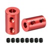 Aopin 2mm to 3mm Red Rigid Couplings Set Shaft Stepper