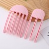 Pink Bangs Hair Roller & Root Volume Clip Set (3-Pin + 6-Pin) 1 Set 3ea