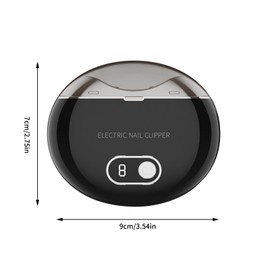 Petyoung Automatic Electric Nail Clipper with 3 Speeds Nail Scraps Storage, Portable USB Rechargable Fingernail Cutter and File with Light for Baby Adults