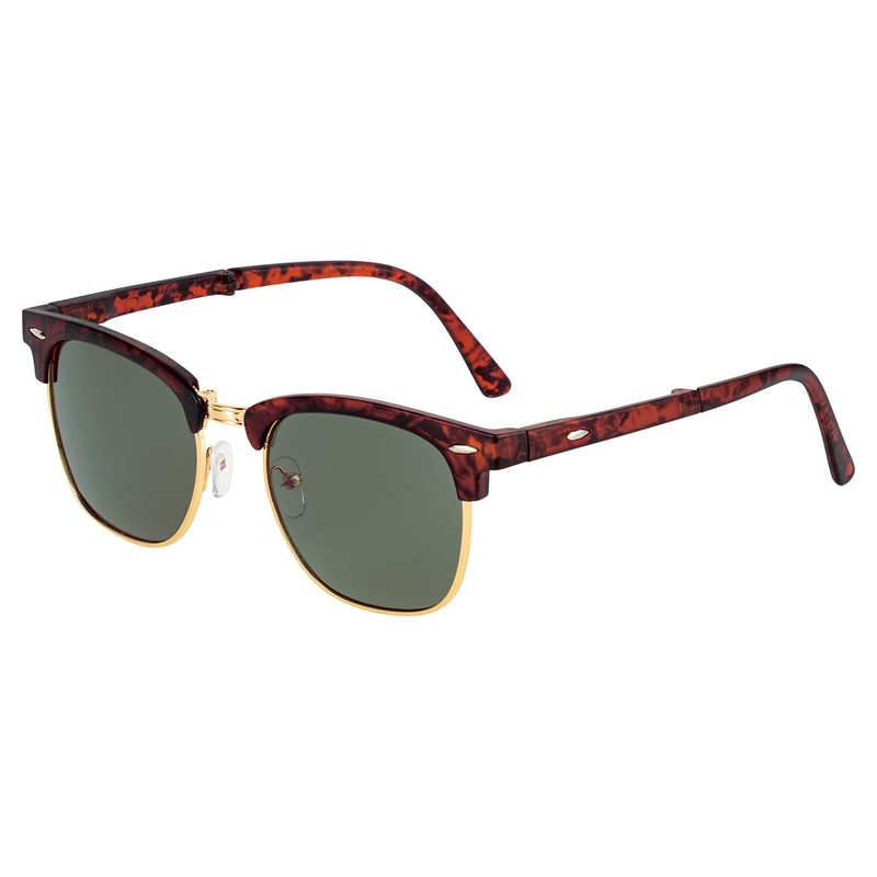 meigan 7399-01 Men's Retro Design, Metal Salmont, Wellington, Foldable, Compact,