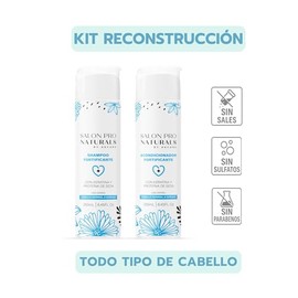 Kit Post Alisado Shampoo y Acondicionador con Keratina | Prolonga el Alaciado Permanente | Fórmula Profesional sin Sal ni Sulfatos | 250 ml c/u