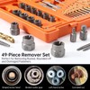 XEWEA 49PCS Screw & Bolt Extractor Set with Left Hand