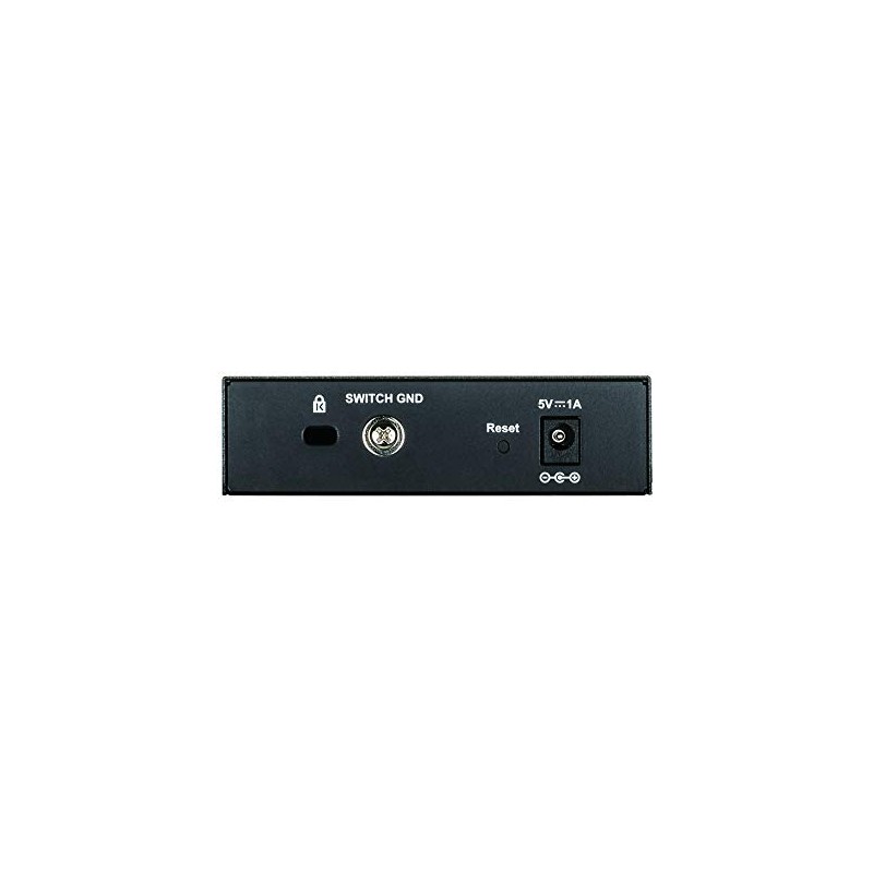 D-Link DGS-1100-05V2 5-Port Gigabit Smart Switch (10/100/1000 Mbit/s, Fanless, Metal