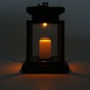 Solar Power Hanging Simulation LED Candle Light for Outdoor Garden