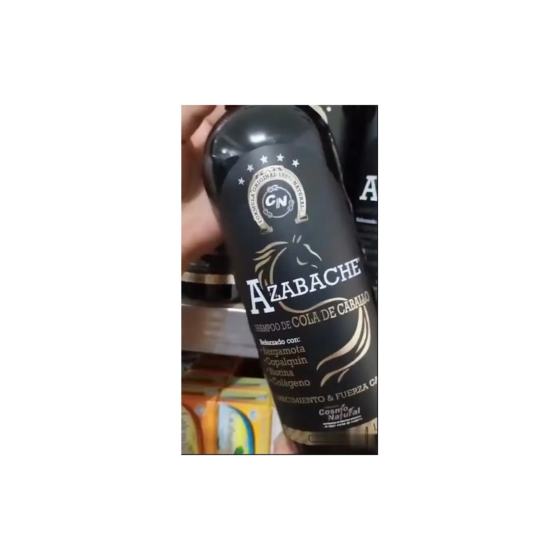 Shampoo Azabache Cola De Caballo Biotina Bergamota 2 Pack