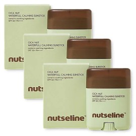 Nutserine Cica Balm Sun Stick Season 2 Sun Cream Stick Water Drop 20g 3pcs / 넛세린 시카밤 선스틱 시즌2 썬크림스틱 워터드롭 20g 3개