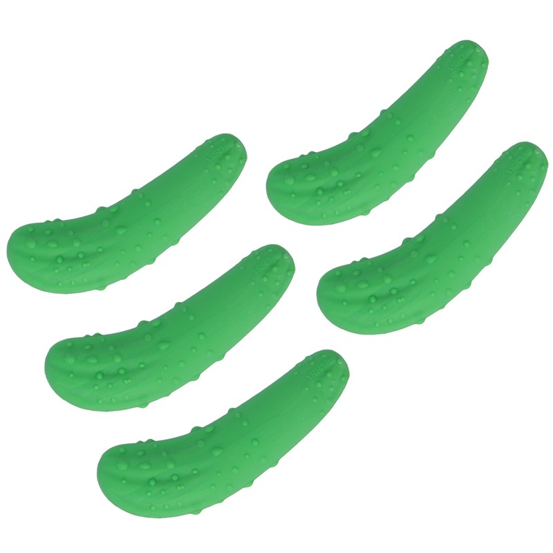 5Pcs Wine Stoppers Silicone Reusable Artificial Cucumber Shape Beverage Bottle