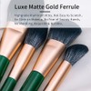 ENZO KEN Juego de Brochas de Maquillaje de Fibra Natural