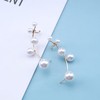Erimberate Bohemian Pearl Ear Crawler Earring Multi Pearl Climber Earrings