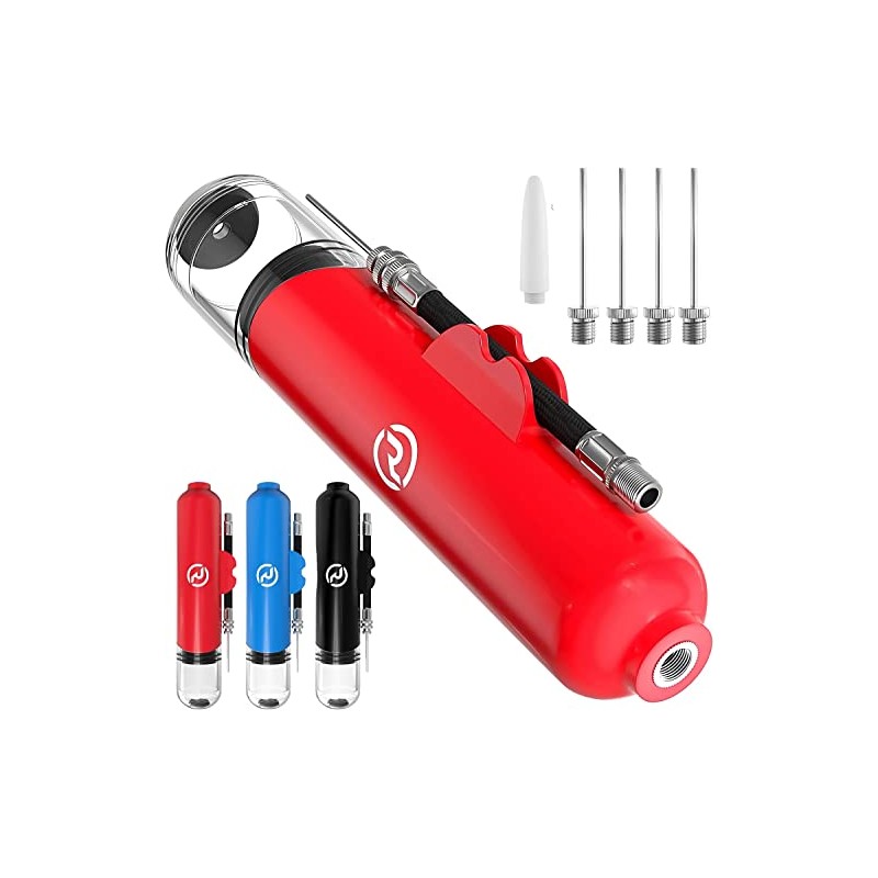 REVIVL Dual-Action Hand Pump for Sports Balls with 5 Needles