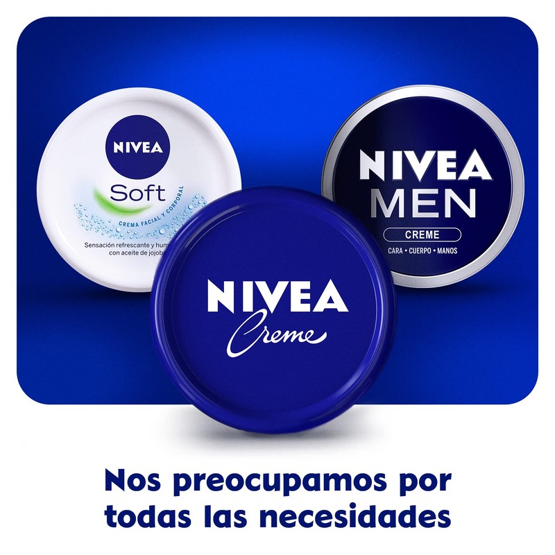 NIVEA Creme, Crema Humectante Multipropósito Para El Cuerpo, El Rostro