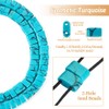 1Strand Rectangle Synthetic Turquoise Beads 2 Hole Gemstone Tila Beads