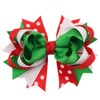 LERTREE Baby Girl Novelty 3 Layers Ribbon Bow Barrettes Christmas