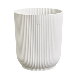 elho Vibes Fold Orchid High 12,5cm - Orchid Pot Indoor - Flower Pots Indoor - 100% Recycled Plastic - White/Silky White
