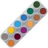 Grimas Professional Make-Up B Make-Up Palette, 12 x 2.5 ml,