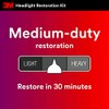 3M Headlight Lens Restoration Kit - Medium Duty 2-Pack