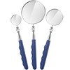 Copkim 3 Pieces Telescoping Inspection Mirror Stainless Steel Extendable Mechanic