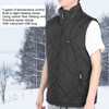 45‑65℃ Heated Vest 5 Gears Tempertature Control Intelligent Switch USB