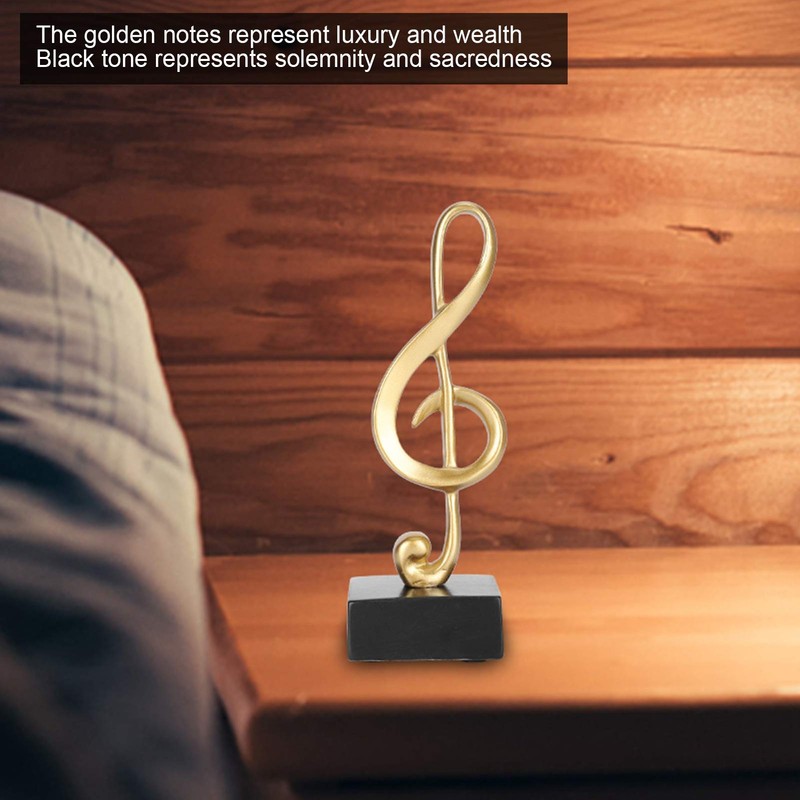 Hapivida Modern Decorative Sculptures, Music Note Statue, Music Figures, Sculpture,