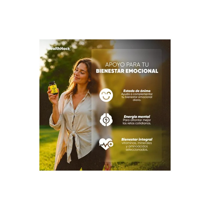 Nootrópico Para Ánimo, Buen Humor Con 5htp 60 Cáps Homodeus
