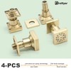 2 Functions Brass Shower Body Sprayer Jet in Wall, Rainfall