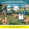 Lilyang Float-Controlled Automatic Chicken Waterer for Continuous Fresh Water, Self