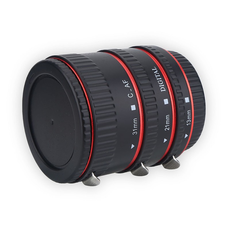 Metal Auto Focusing Macro Extension Adapter Tube Ring Set for