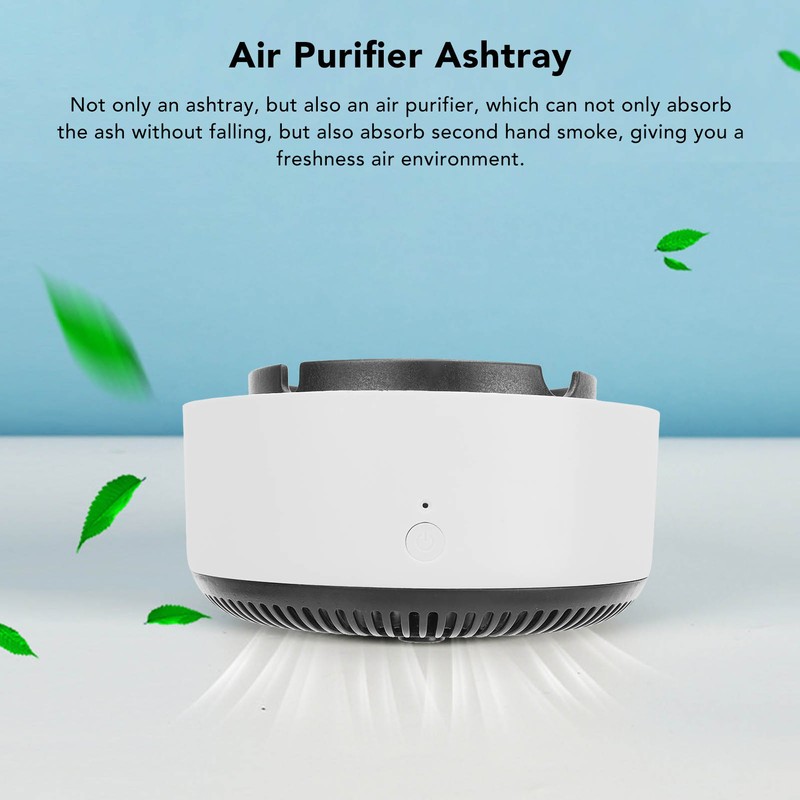 2 in 1 Air Purifier Ashtray Fashion One Button Switch