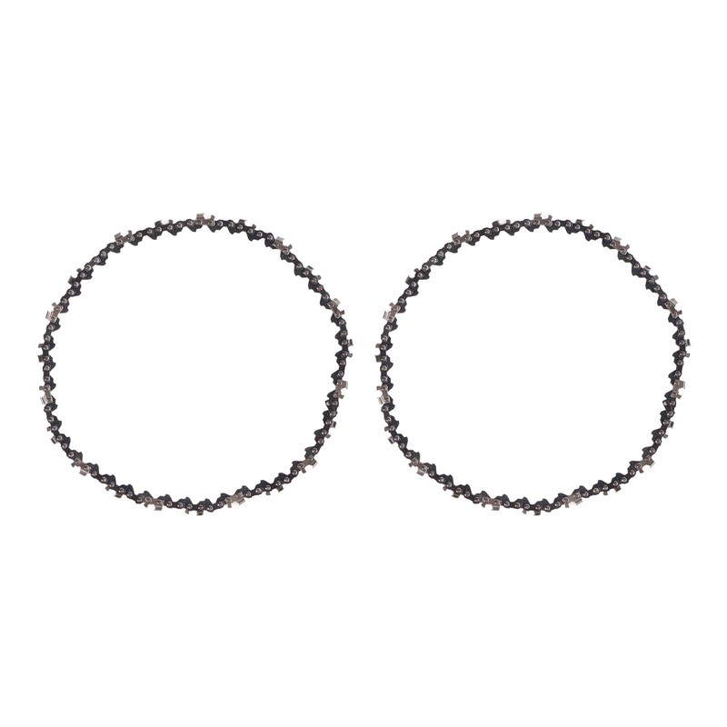 2PCS 8 Inch Chainsaw Chain High Hardness Manganese Steel Mini