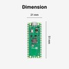 Pi Pico 2 RP2350 Microcontroller Board - Dual-Core ARM &