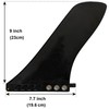 9" Center Fin (Hard) Hard Fin for Longboard SUP airSUP