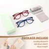 JiSoo 2 Pack Reading Glasses Women 3.0 Stylish Designer Readers