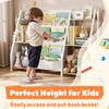 Kids Bookshelf and Toy Organizer: 3-Tier Book Shelf for Kids