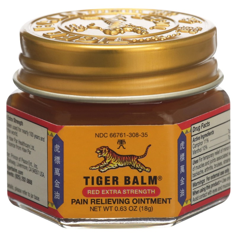 Tiger Balm Tiger Balm Red Extra Strength Ointment, 18 Gram