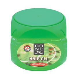 Fonex 1 x hair gel, ultra strong, 500 ml, alcohol-free, styling hair gel for men, hair gel for men without drying out the hair