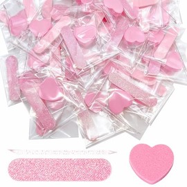 Kit De Uñas De 30 Piezas(Incluye Limas De Uñas De Grano 240, Bloque Pulidor De Grano 100/180 Y Palito De Cristal). Cada Kit Viene Empaquetado Individu