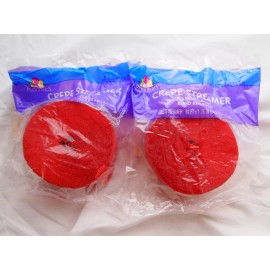 Plan-A-Party 2x Crepe Paper Apple Red Party Decoration Streamers - 81ft