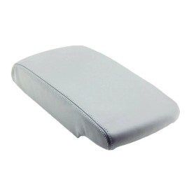 Kar Designers Fits 13-18 Toyota Avalon Real Leather Center Console Lid Cover Light Gray