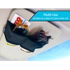Sunny Sleeve Sunglasses Holder for Car Visor – Dual Storage