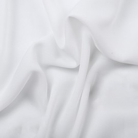 100 cm x 150 cm Chiffon Fabric Wedding Fabric Tablecloth Fabrics Clothing Fabrics Decorative Fabric Costume Fabric for Sewing Sold by the Metre Decorating for DIY Crafts Clothing Decoration, Cream