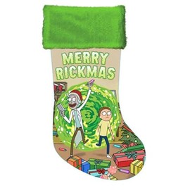 Rick and Morty Satin Stocking